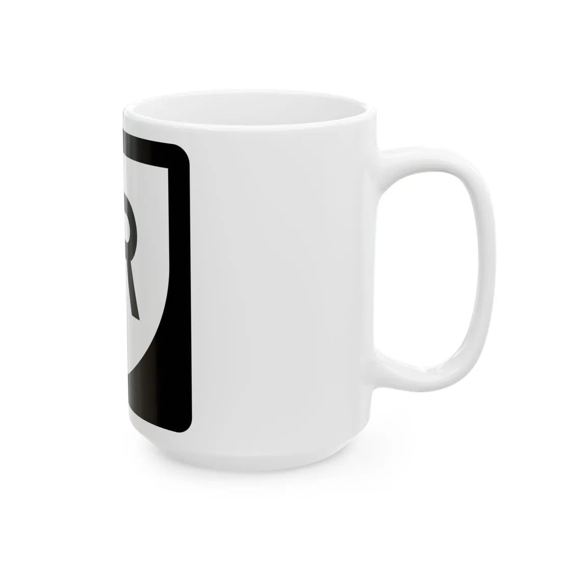 PR urban primary 1R (Puerto Rico) (Road Sign) White Coffee Mug - Go Mug Yourself