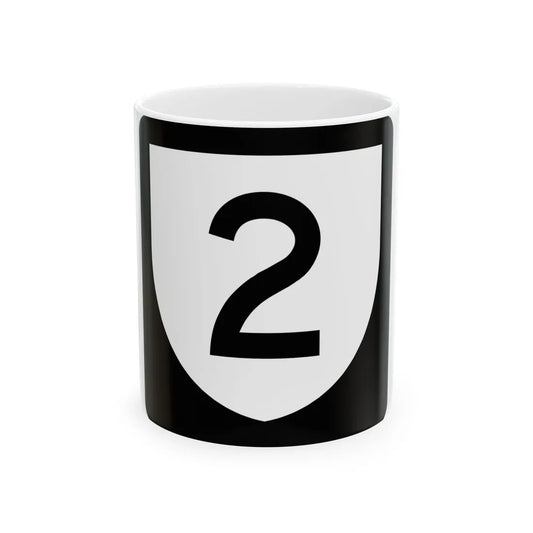 PR urban primary 2 (Puerto Rico) (Road Sign) White Coffee Mug 11oz - Go Mug Yourself
