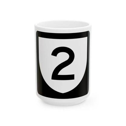 PR urban primary 2 (Puerto Rico) (Road Sign) White Coffee Mug 15oz - Go Mug Yourself