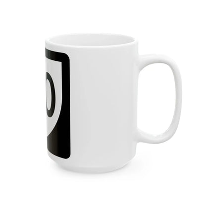PR urban primary 20 (Puerto Rico) (Road Sign) White Coffee Mug - Go Mug Yourself
