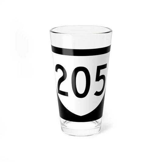 PR urban primary 205 (Puerto Rico) (Road Sign) Pint Glass 16oz 16oz - Go Mug Yourself