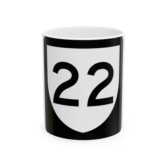 PR urban primary 22 (Puerto Rico) (Road Sign) White Coffee Mug 11oz - Go Mug Yourself