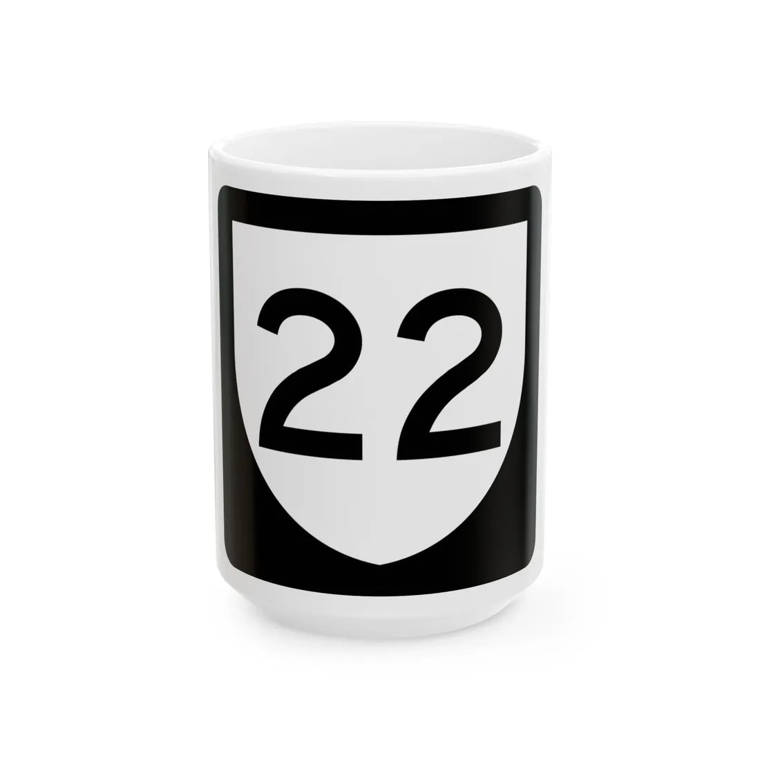 PR urban primary 22 (Puerto Rico) (Road Sign) White Coffee Mug 15oz - Go Mug Yourself