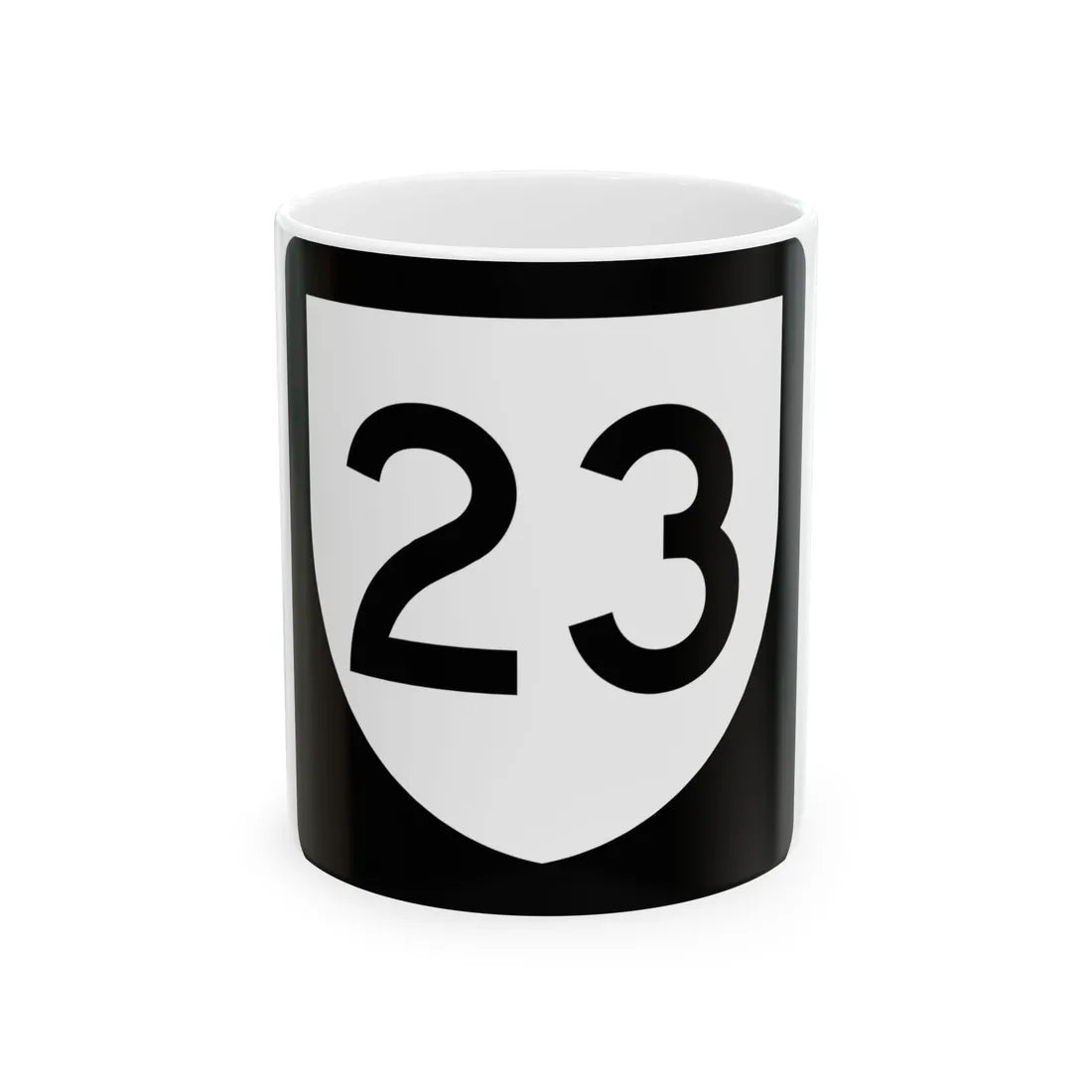 PR urban primary 23 (Puerto Rico) (Road Sign) White Coffee Mug 11oz - Go Mug Yourself