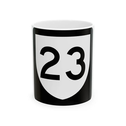 PR urban primary 23 (Puerto Rico) (Road Sign) White Coffee Mug 11oz - Go Mug Yourself