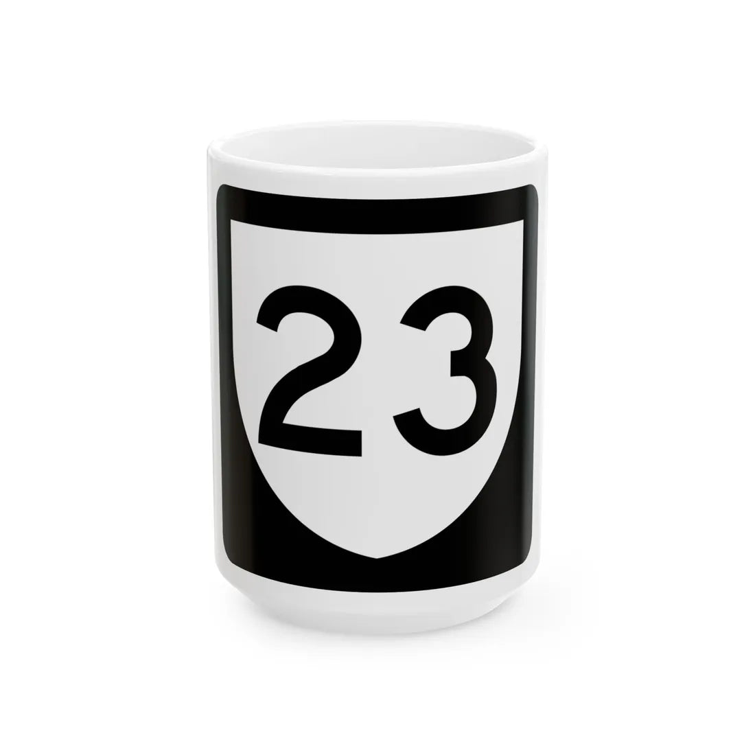PR urban primary 23 (Puerto Rico) (Road Sign) White Coffee Mug 15oz - Go Mug Yourself