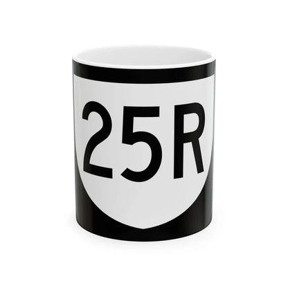 PR urban primary 25R (Puerto Rico) (Road Sign) White Coffee Mug 11oz - Go Mug Yourself