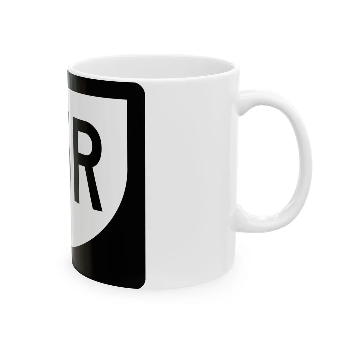 PR urban primary 25R (Puerto Rico) (Road Sign) White Coffee Mug - Go Mug Yourself