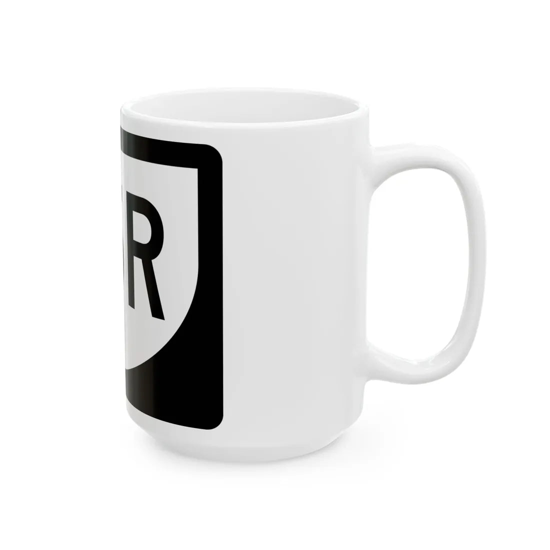 PR urban primary 25R (Puerto Rico) (Road Sign) White Coffee Mug - Go Mug Yourself
