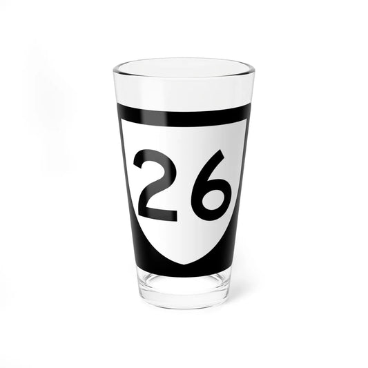 PR urban primary 26 (Puerto Rico) (Road Sign) Pint Glass 16oz 16oz - Go Mug Yourself