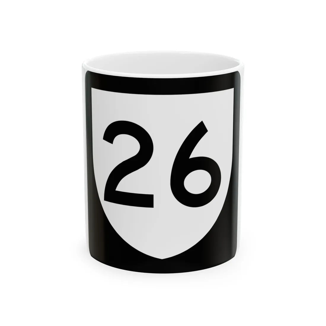 PR urban primary 26 (Puerto Rico) (Road Sign) White Coffee Mug 11oz - Go Mug Yourself