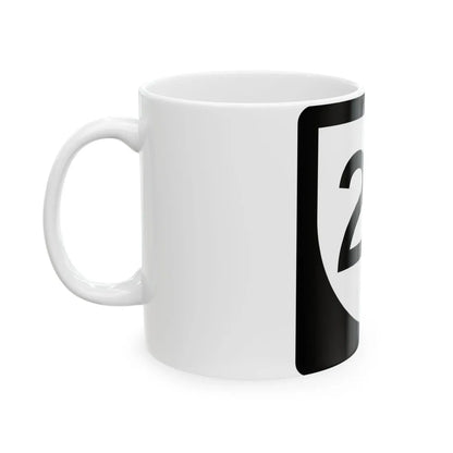 PR urban primary 27 (Puerto Rico) (Road Sign) White Coffee Mug - Go Mug Yourself