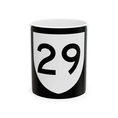 PR urban primary 29 (Puerto Rico) (Road Sign) White Coffee Mug 11oz - Go Mug Yourself
