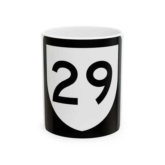 PR urban primary 29 (Puerto Rico) (Road Sign) White Coffee Mug 11oz - Go Mug Yourself