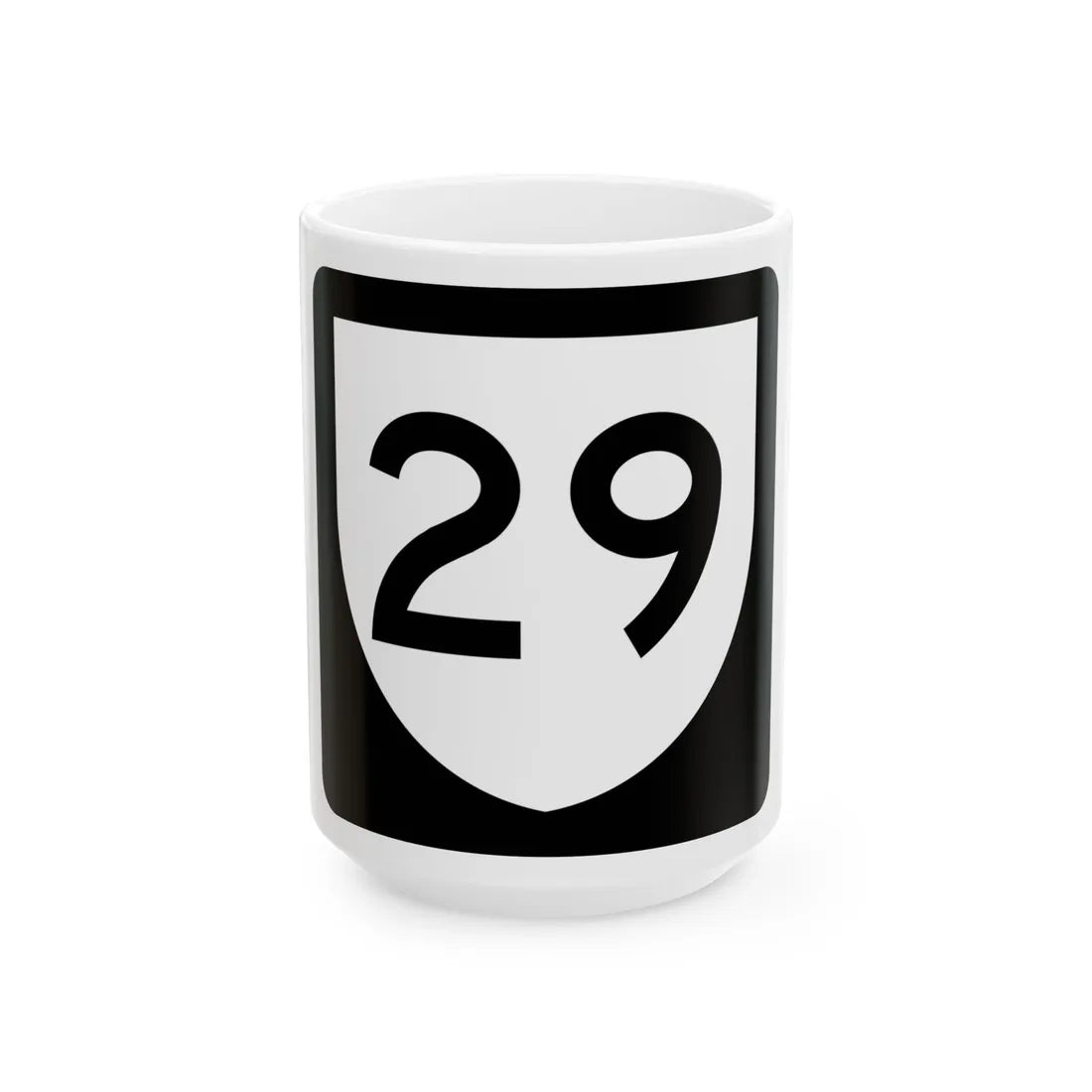 PR urban primary 29 (Puerto Rico) (Road Sign) White Coffee Mug 15oz - Go Mug Yourself