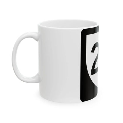 PR urban primary 2R (Puerto Rico) (Road Sign) White Coffee Mug - Go Mug Yourself