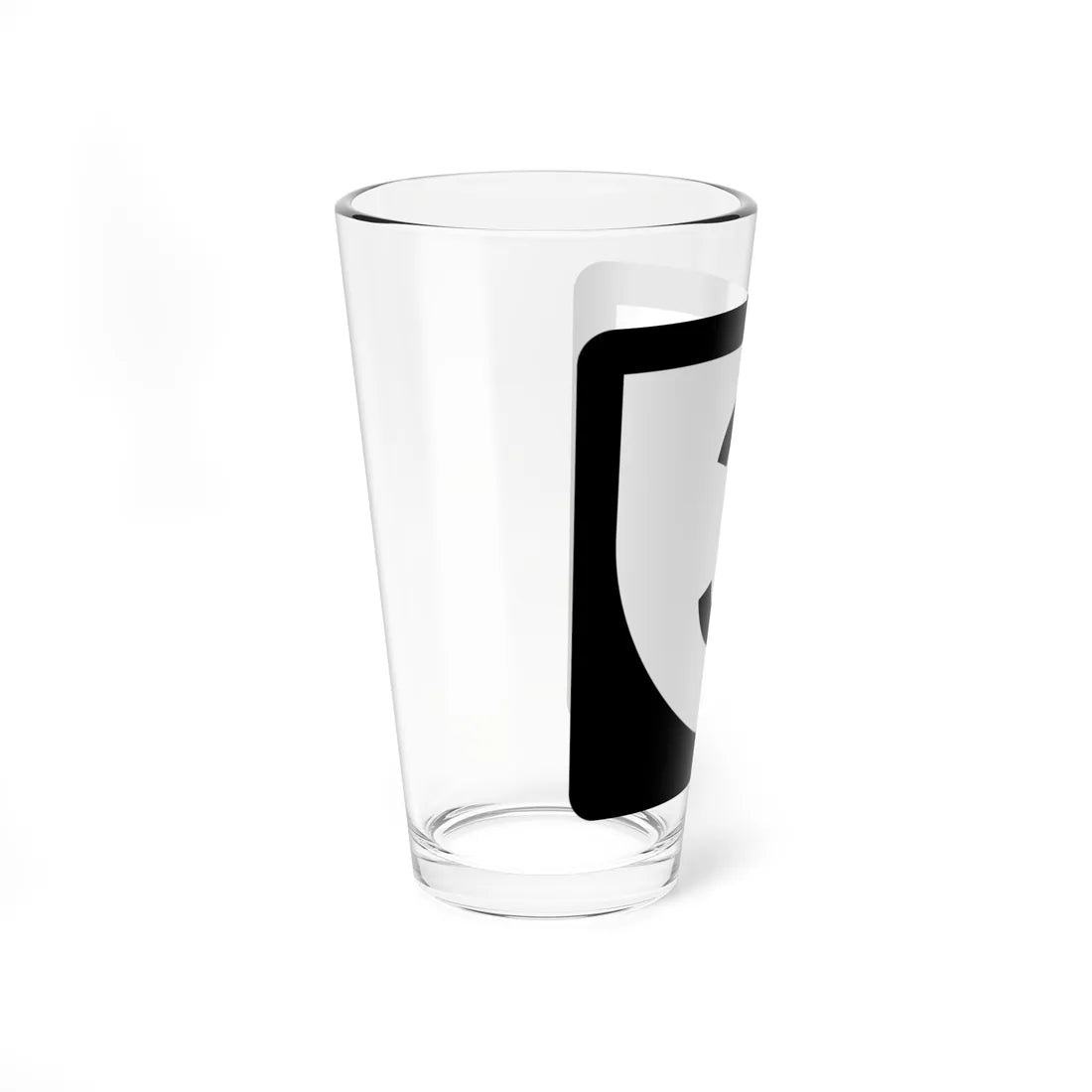 PR urban primary 3 (Puerto Rico) (Road Sign) Pint Glass 16oz - Go Mug Yourself