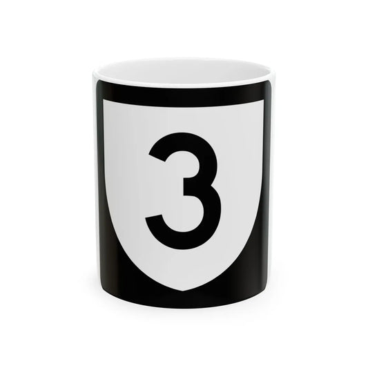 PR urban primary 3 (Puerto Rico) (Road Sign) White Coffee Mug 11oz - Go Mug Yourself