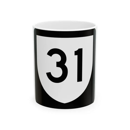 PR urban primary 31 (Puerto Rico) (Road Sign) White Coffee Mug 11oz - Go Mug Yourself