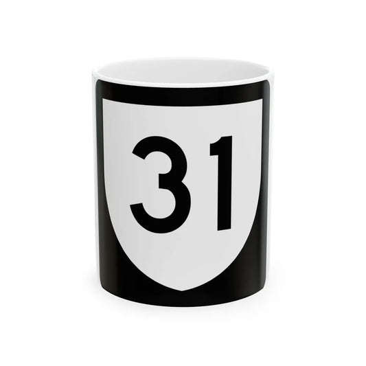 PR urban primary 31 (Puerto Rico) (Road Sign) White Coffee Mug 11oz - Go Mug Yourself