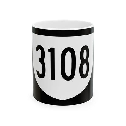 PR urban primary 3108 (Puerto Rico) (Road Sign) White Coffee Mug 11oz - Go Mug Yourself