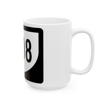 PR urban primary 3108 (Puerto Rico) (Road Sign) White Coffee Mug - Go Mug Yourself