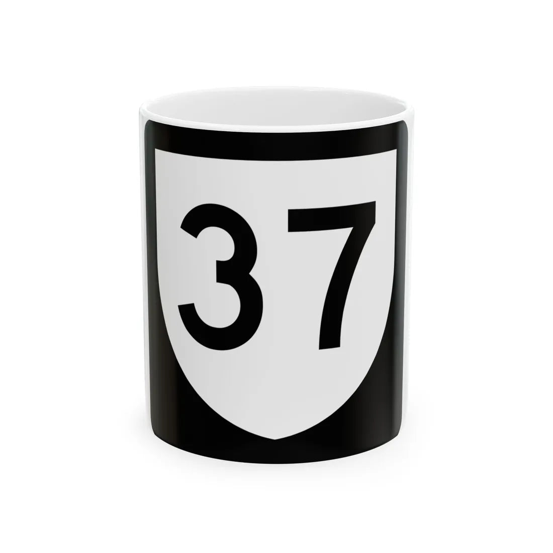 PR urban primary 37 (Puerto Rico) (Road Sign) White Coffee Mug 11oz - Go Mug Yourself