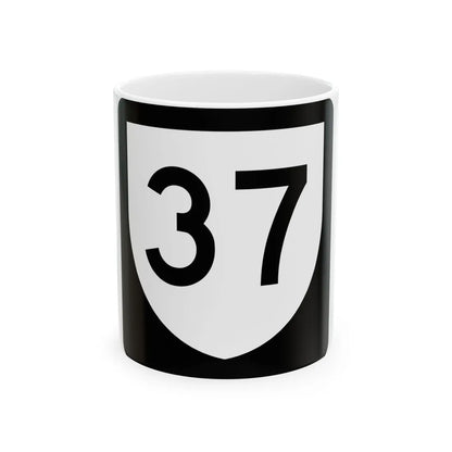 PR urban primary 37 (Puerto Rico) (Road Sign) White Coffee Mug 11oz - Go Mug Yourself