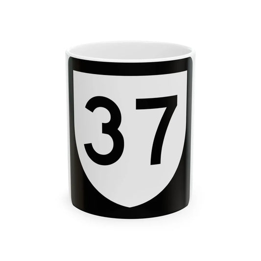 PR urban primary 37 (Puerto Rico) (Road Sign) White Coffee Mug 11oz - Go Mug Yourself