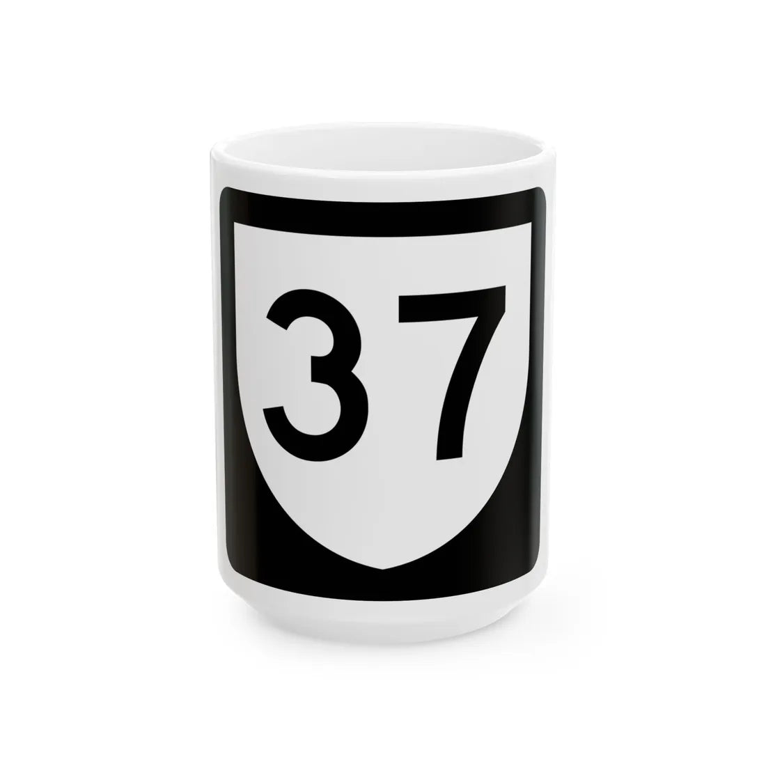 PR urban primary 37 (Puerto Rico) (Road Sign) White Coffee Mug 15oz - Go Mug Yourself