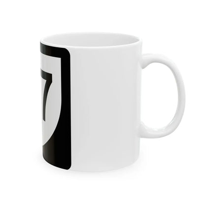 PR urban primary 37 (Puerto Rico) (Road Sign) White Coffee Mug - Go Mug Yourself