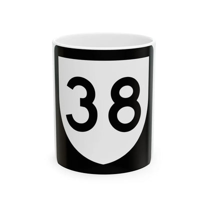 PR urban primary 38 (Puerto Rico) (Road Sign) White Coffee Mug 11oz - Go Mug Yourself