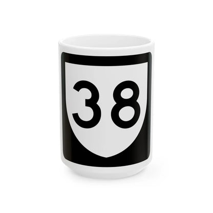 PR urban primary 38 (Puerto Rico) (Road Sign) White Coffee Mug 15oz - Go Mug Yourself