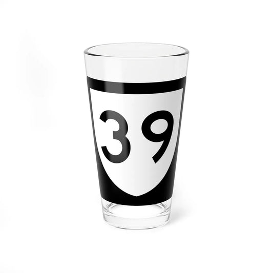 PR urban primary 39 (Puerto Rico) (Road Sign) Pint Glass 16oz 16oz - Go Mug Yourself
