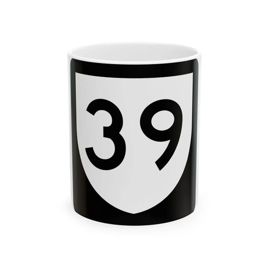 PR urban primary 39 (Puerto Rico) (Road Sign) White Coffee Mug 11oz - Go Mug Yourself