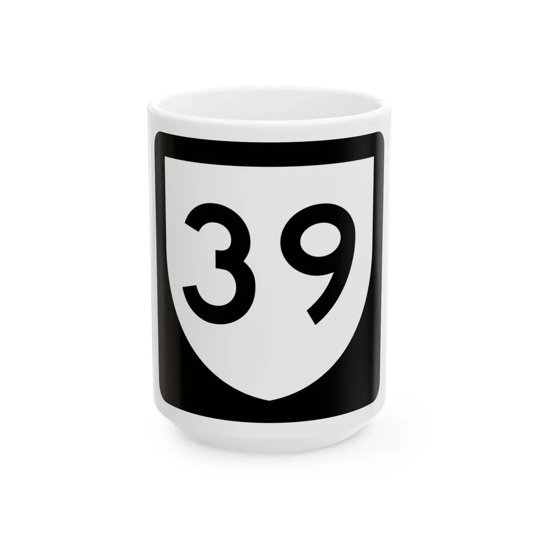 PR urban primary 39 (Puerto Rico) (Road Sign) White Coffee Mug 15oz - Go Mug Yourself