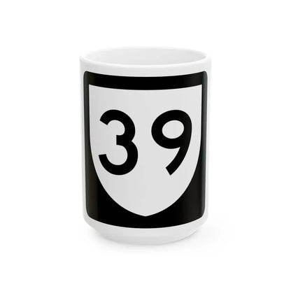 PR urban primary 39 (Puerto Rico) (Road Sign) White Coffee Mug 15oz - Go Mug Yourself