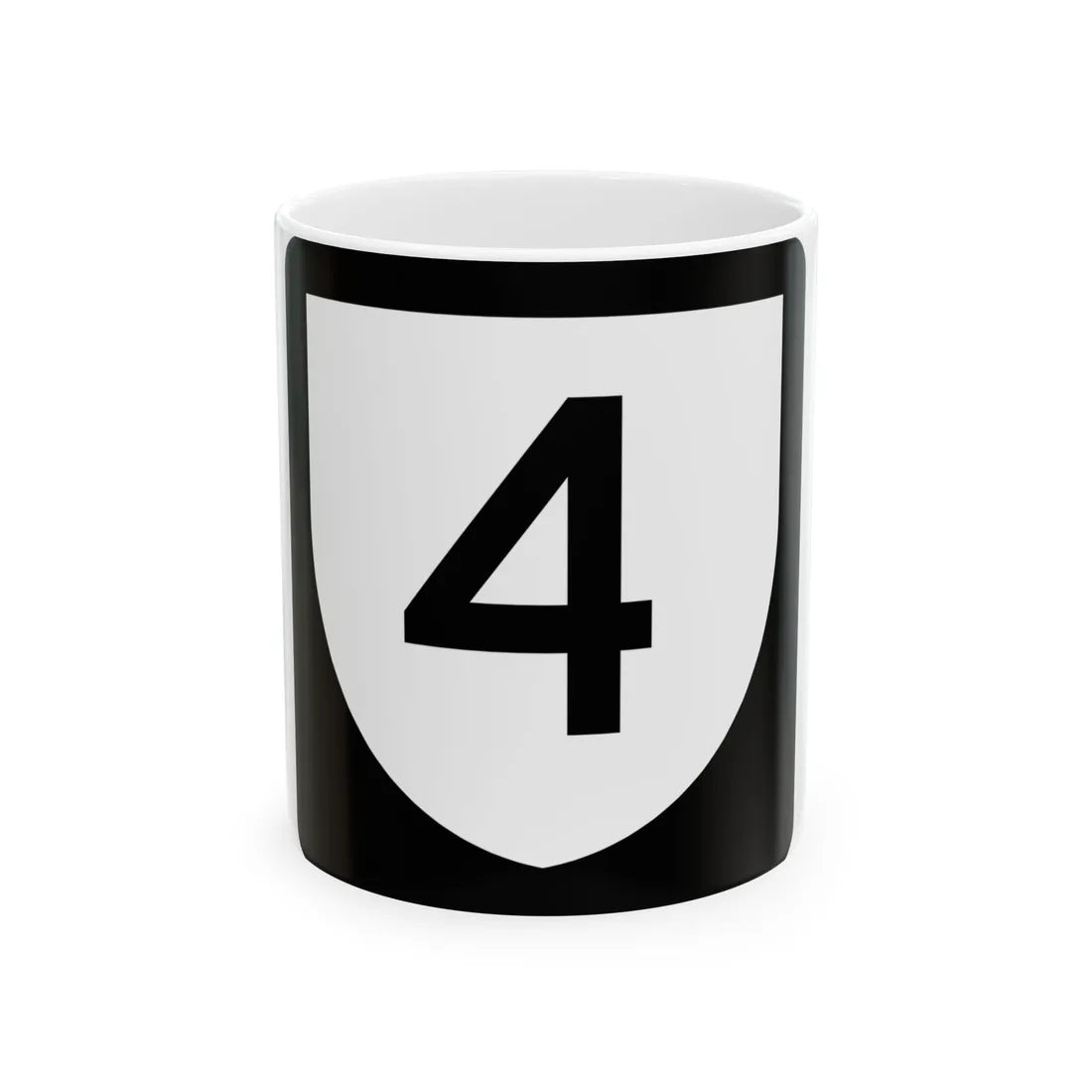 PR urban primary 4 (Puerto Rico) (Road Sign) White Coffee Mug 11oz - Go Mug Yourself