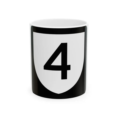 PR urban primary 4 (Puerto Rico) (Road Sign) White Coffee Mug 11oz - Go Mug Yourself