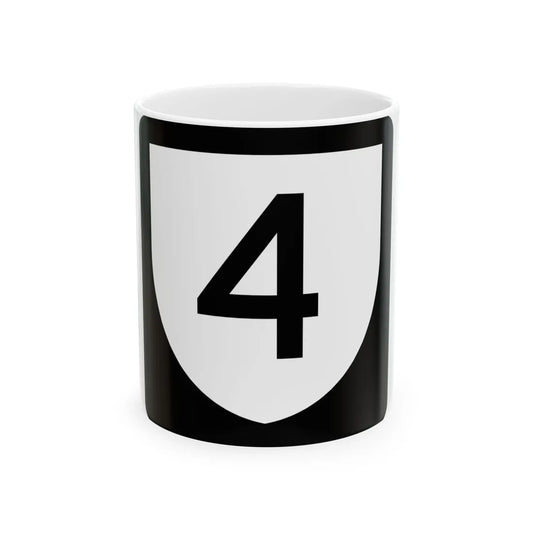 PR urban primary 4 (Puerto Rico) (Road Sign) White Coffee Mug 11oz - Go Mug Yourself