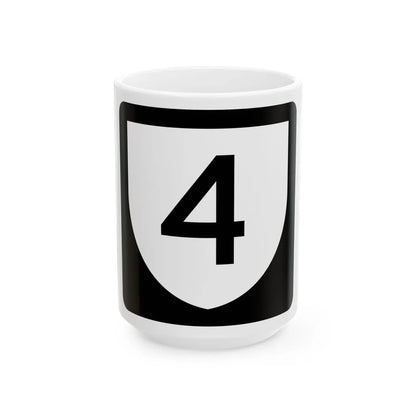 PR urban primary 4 (Puerto Rico) (Road Sign) White Coffee Mug 15oz - Go Mug Yourself
