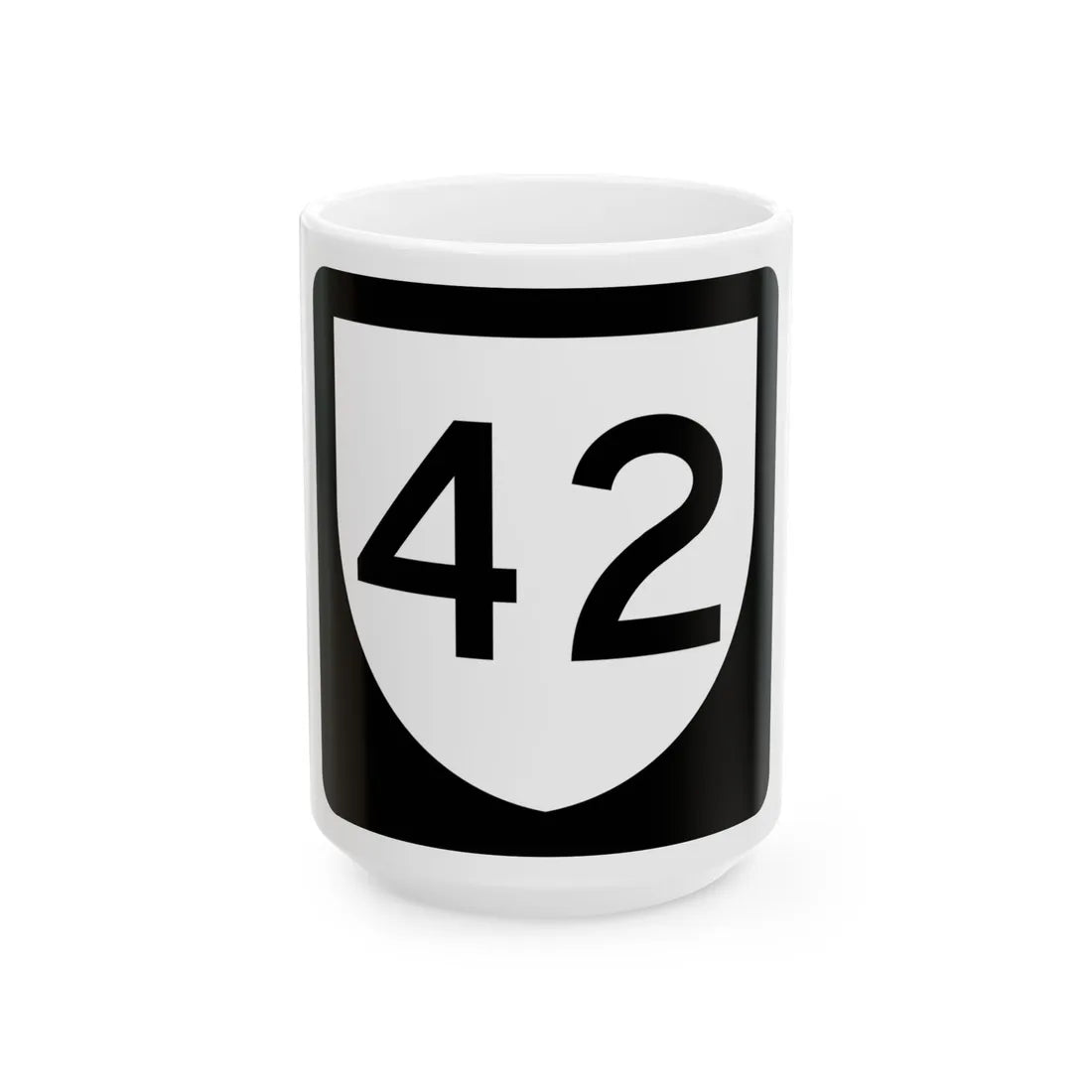 PR urban primary 42 (Puerto Rico) (Road Sign) White Coffee Mug 15oz - Go Mug Yourself