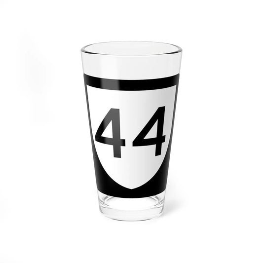 PR urban primary 44 (Puerto Rico) (Road Sign) Pint Glass 16oz 16oz - Go Mug Yourself