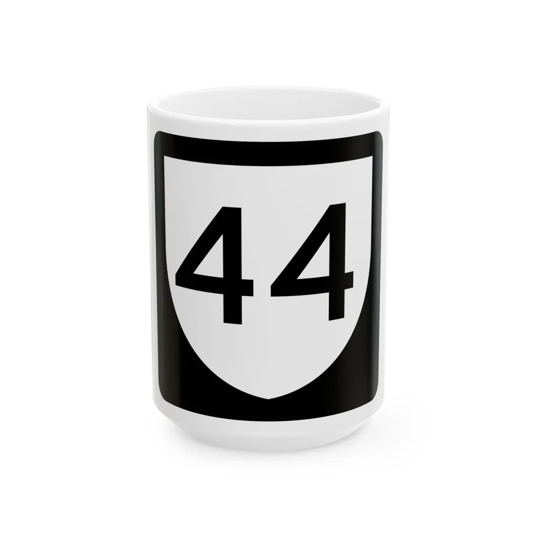 PR urban primary 44 (Puerto Rico) (Road Sign) White Coffee Mug 15oz - Go Mug Yourself