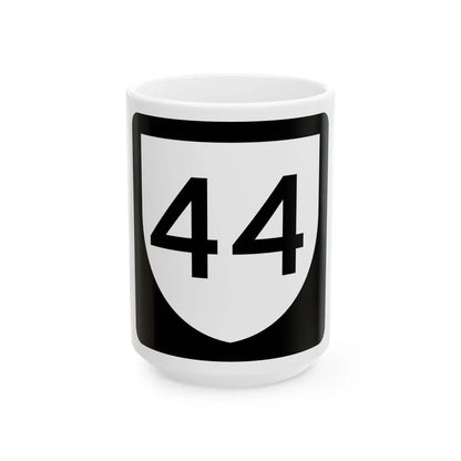 PR urban primary 44 (Puerto Rico) (Road Sign) White Coffee Mug 15oz - Go Mug Yourself