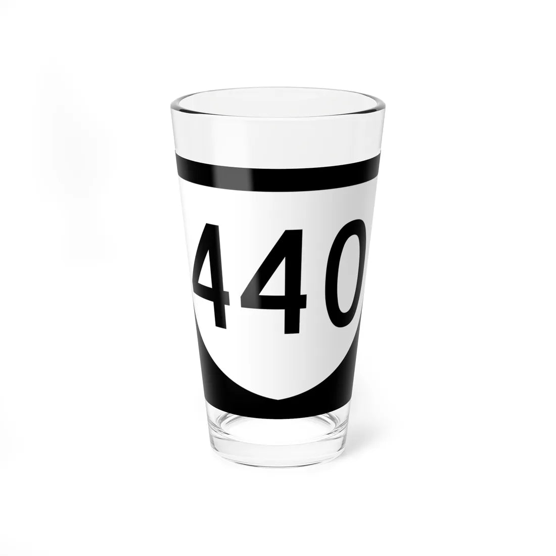 PR urban primary 440 (Puerto Rico) (Road Sign) Pint Glass 16oz 16oz - Go Mug Yourself