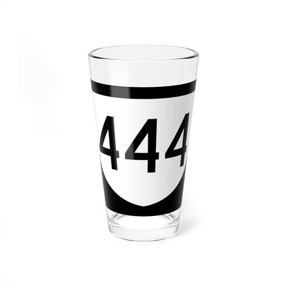 PR urban primary 444 (Puerto Rico) (Road Sign) Pint Glass 16oz 16oz - Go Mug Yourself