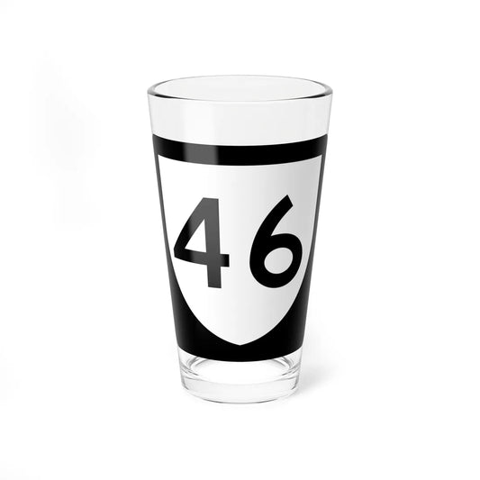 PR urban primary 46 (Puerto Rico) (Road Sign) Pint Glass 16oz 16oz - Go Mug Yourself
