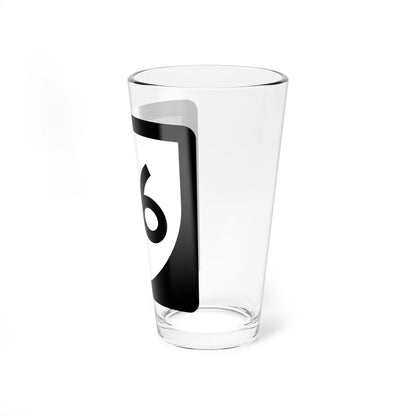 PR urban primary 46 (Puerto Rico) (Road Sign) Pint Glass 16oz - Go Mug Yourself