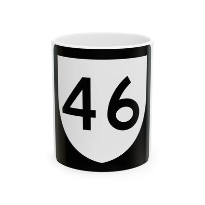 PR urban primary 46 (Puerto Rico) (Road Sign) White Coffee Mug 11oz - Go Mug Yourself